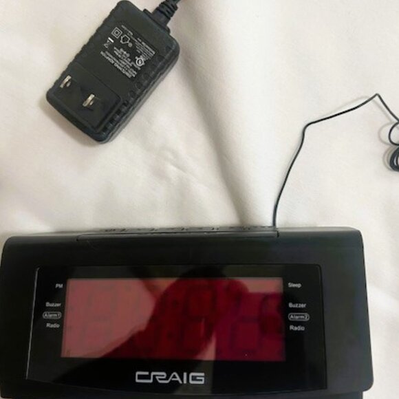 Craig 1.2 in Dual Alarm Clock Digital PLL FM Radio LED Display - Picture 3 of 8